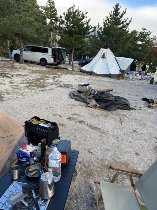 初青柳浜キャンプ場！ 青柳浜キャンプ場 ソロキャンプ 区画サイト オートサイト わらびもちさんのキャンプブログ CAMPiii（キャンピー） -キャンプ専用SNS キャンプのすべてがここに集まる-