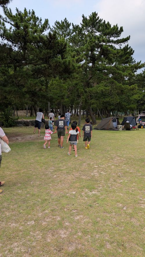 夏は○○○にご用心 野遊び浜キャンプ場 ファミリーキャンプ グループキャンプ フリーサイト ヒゲキャンさんのキャンプブログ CAMPiii（キャンピー） -キャンプ専用SNS キャンプのすべてがここに集まる-