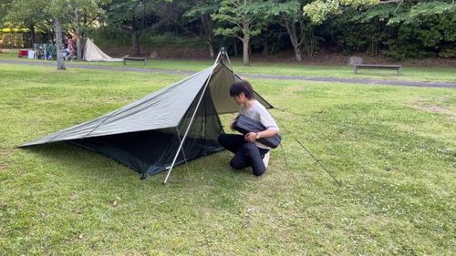 バックパックソロキャンプ（タープ泊） 伊佐ノ浦公園 ソロキャンプ フリーサイト たきびとさんのキャンプブログ CAMPiii（キャンピー） -キャンプ専用SNS キャンプのすべてがここに集まる-