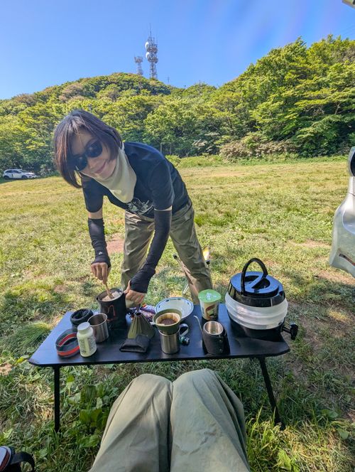 脊振山野営場 脊振山 山頂 ファミリーキャンプ フリーサイト キキオレさんのキャンプブログ CAMPiii（キャンピー） -キャンプ専用SNS キャンプのすべてがここに集まる-