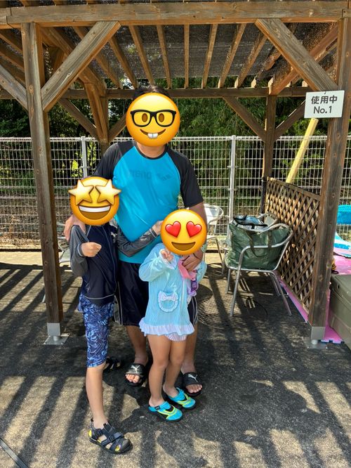 2025年9回目、恒例のプールキャン🏊‍♂️ 邑南町青少年旅行村 ファミリーキャンプ 区画サイト オートサイト わいげさんのキャンプブログ CAMPiii（キャンピー） -キャンプ専用SNS キャンプのすべてがここに集まる-