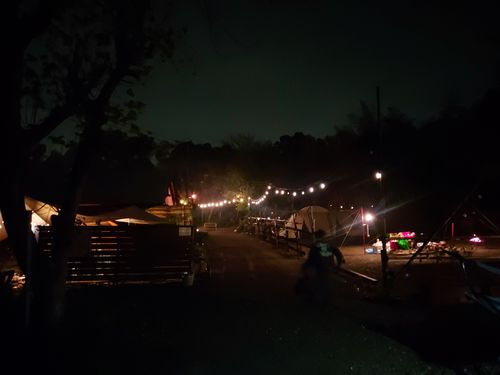東京行って帰りは電車と徒歩でてくてく👣キャンプ⛺ さいたま桃月園キャンプ場 ソロキャンプ 区画サイト ひろ16さんのキャンプブログ CAMPiii（キャンピー） -キャンプ専用SNS キャンプのすべてがここに集まる-