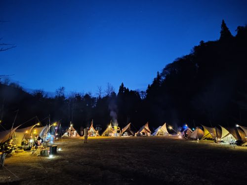 第1回パンダ会（正式） 白川郷ひらせ温泉キャンプサイト グループキャンプ フリーサイト オートサイト けい＠福島県さんのキャンプブログ CAMPiii（キャンピー） -キャンプ専用SNS キャンプのすべてがここに集まる-