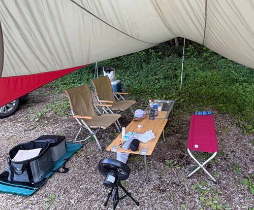 お盆休みは避暑地へ⛰️ 木曽駒冷水キャンプ公園 ファミリーキャンプ フリーサイト 庭キャン+さんのキャンプブログ CAMPiii（キャンピー） -キャンプ専用SNS キャンプのすべてがここに集まる-