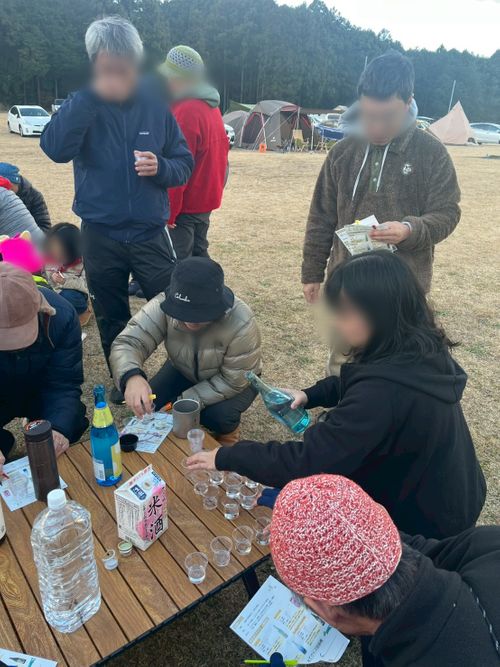 日本酒×キャンプが深化する「ほろ酔い熱燗Night」 長田山荘キャンプ場 富士見サイト ソロキャンプ グループキャンプ フリーサイト オートサイト ちあさんのキャンプブログ CAMPiii（キャンピー） -キャンプ専用SNS キャンプのすべてがここに集まる-