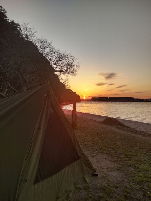 思い立ったら動け😜 十神山・なぎさ公園 ソロキャンプ 区画サイト マッサンさんのキャンプブログ CAMPiii（キャンピー） -キャンプ専用SNS キャンプのすべてがここに集まる-