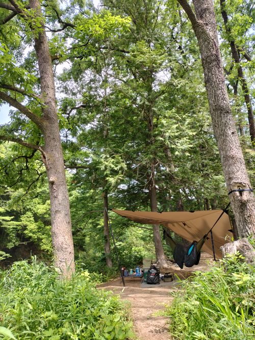 CAMPiii（キャンピー） ぼっちオヤジさんのキャンプブログ ５月キャンプ⛺️スタート😁 月川荘キャンプ場 林間サイト