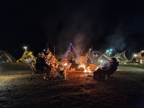 第1回パンダ会（正式） 白川郷ひらせ温泉キャンプサイト グループキャンプ フリーサイト オートサイト けい＠福島県さんのキャンプブログ CAMPiii（キャンピー） -キャンプ専用SNS キャンプのすべてがここに集まる-