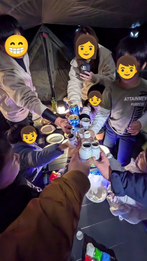 春の熊本でお花見ファミグル🌸🏕️🌸 ゆのまえグリーンパレス ファミリーキャンプ グループキャンプ 区画サイト オートサイト ヒゲキャンさんのキャンプブログ CAMPiii（キャンピー） -キャンプ専用SNS キャンプのすべてがここに集まる-