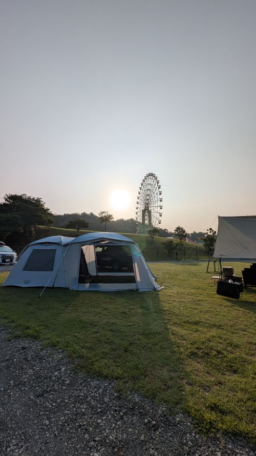 CAMPiii（キャンピー） ヒゲキャンさんのキャンプブログ 初の岡山キャンプ🏕️3泊4日の遠征キャンプ旅行🚙💨 瀬戸内ナチュラルフィールド