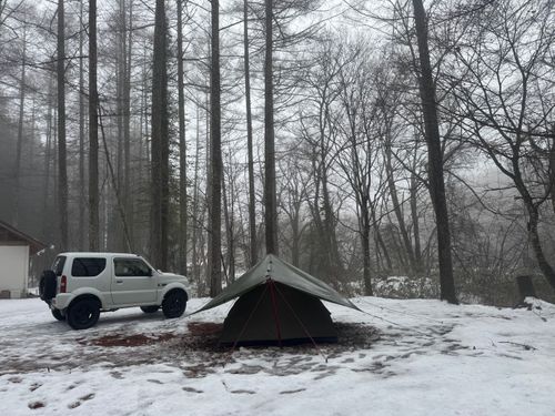 CAMPiii（キャンピー） まっつんさんのキャンプブログ 今シーズン初の雪中キャンプ。つーか氷中キャンプ。 飛騨荘川 一色の森キャンプ場