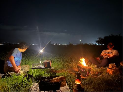 遠征キャンプ Part2     琵琶湖支那2 連泊 湖岸緑地 志那2 ソロキャンプ グループキャンプ フリーサイト Genさんのキャンプブログ CAMPiii（キャンピー） -キャンプ専用SNS キャンプのすべてがここに集まる-