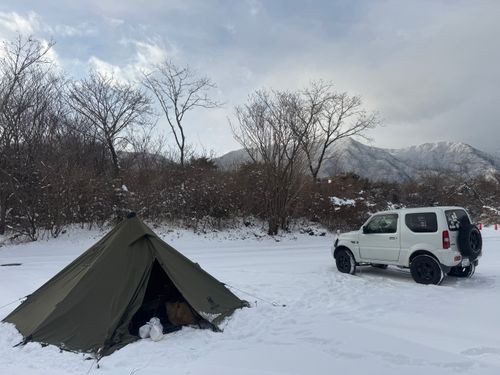 大寒波キャンプ 朝霧ジャンボリー オートキャンプ場 ソロキャンプ フリーサイト まっつんさんのキャンプブログ CAMPiii（キャンピー） -キャンプ専用SNS キャンプのすべてがここに集まる-