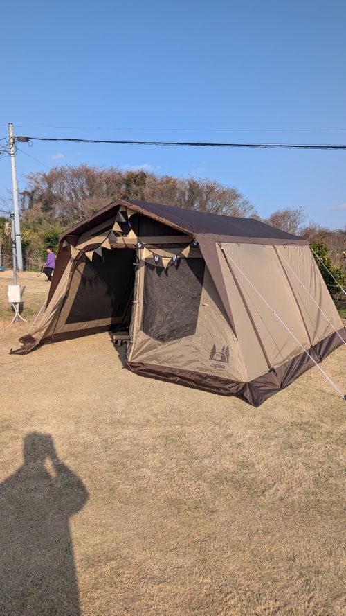 ひな祭り(だったね)🎎WBC応援キャンプ⚾️ たまなフラワーパーク ソロキャンプ ファミリーキャンプ グループキャンプ 区画サイト ヒゲキャンさんのキャンプブログ CAMPiii（キャンピー） -キャンプ専用SNS キャンプのすべてがここに集まる-