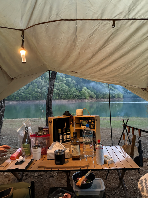 GW九頭竜湖、生憎の天候不良2泊雨キャン🏕️ 九頭竜レイクサイドモビレージ(キャンプ場) ファミリーキャンプ オートサイト だいコロッケさんのキャンプブログ CAMPiii（キャンピー） -キャンプ専用SNS キャンプのすべてがここに集まる-