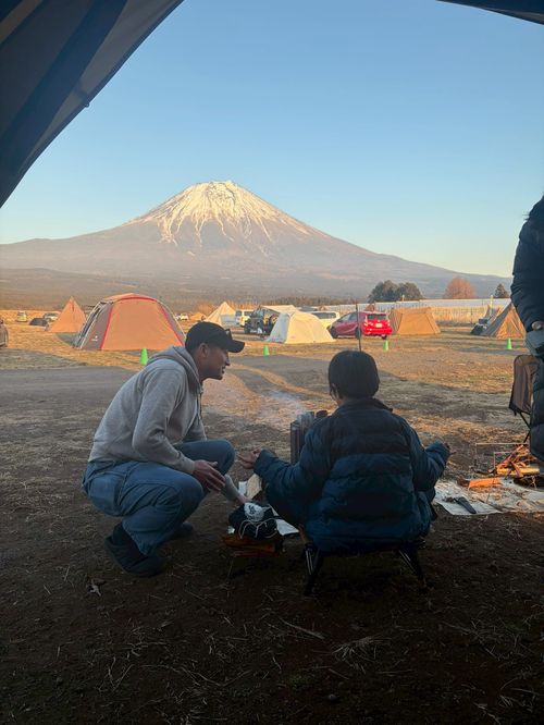 富士山愛で放題キャンプ♪ 井出トマト農園 富士高原農場 ファミリーキャンプ グループキャンプ フリーサイト まーささんのキャンプブログ CAMPiii（キャンピー） -キャンプ専用SNS キャンプのすべてがここに集まる-