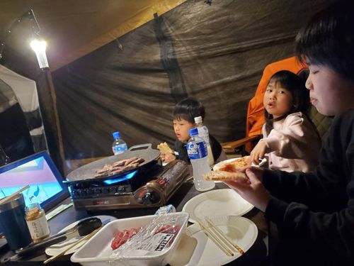 久々キャンプ ファミリーキャンプ 区画サイト ヤクルトさんさんのキャンプブログ CAMPiii（キャンピー） -キャンプ専用SNS キャンプのすべてがここに集まる-