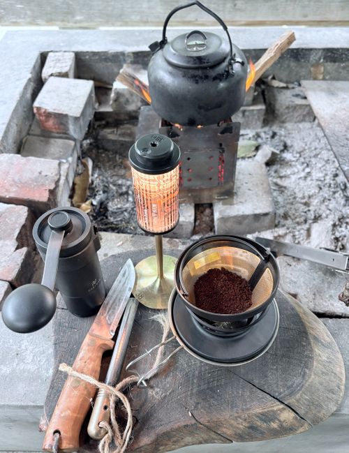 春雨&times;焚き火 前川キャンプ場 ソロキャンプ フリーサイト Camp 'n'g  Roll♪🏁さんのキャンプブログ CAMPiii（キャンピー） -キャンプ専用SNS キャンプのすべてがここに集まる-