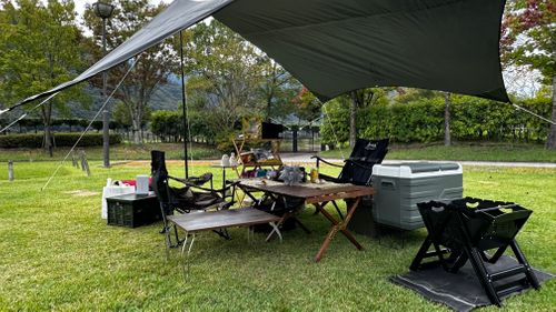 友達とキャンプ 四国三郎の郷 ソロキャンプ フリーサイト ちゃむ！さんのキャンプブログ CAMPiii（キャンピー） -キャンプ専用SNS キャンプのすべてがここに集まる-