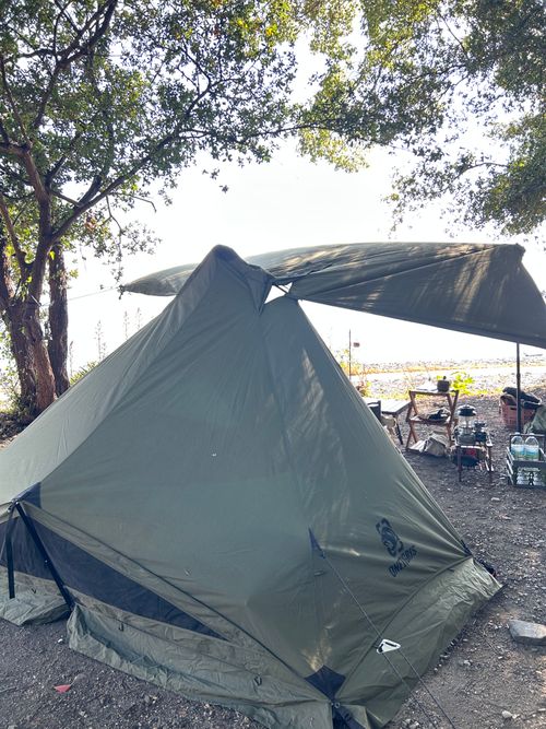 海辺で新米を愉しむキャンプ 丸山県民サンビーチ（キャンプ場） ソロキャンプ フリーサイト おくさんさんのキャンプブログ CAMPiii（キャンピー） -キャンプ専用SNS キャンプのすべてがここに集まる-