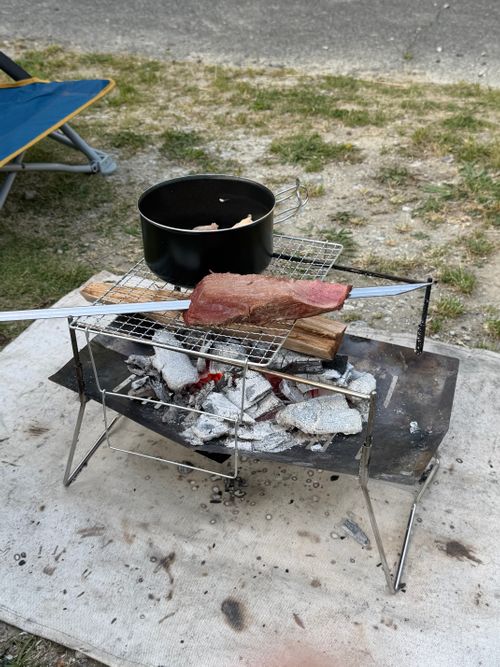 CAMPiii（キャンピー） るしゅかさんのキャンプブログ 初シュラスコ UJackむつざわオートキャンプ場（泊地）