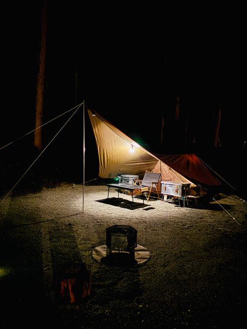 №82 オートキャンプFUJICHU ソロキャンプ 区画サイト 1711_Campさんのキャンプブログ CAMPiii（キャンピー） -キャンプ専用SNS キャンプのすべてがここに集まる-