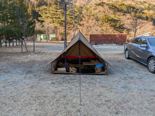 寒くなると来たくなる 塩原グリーンビレッジ ソロキャンプ 区画サイト 俺の酒場は野にあるさんのキャンプブログ CAMPiii（キャンピー） -キャンプ専用SNS キャンプのすべてがここに集まる-