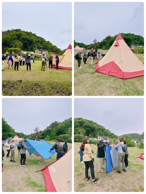 初挑戦‼️シーカヤックと24名の女性たち🩷初心者大歓迎のキャンプイベントだっちゃ🔰 松島自然の家(野外活動フィールド) Oniyomeさんのキャンプブログ CAMPiii（キャンピー） -キャンプ専用SNS キャンプのすべてがここに集まる-
