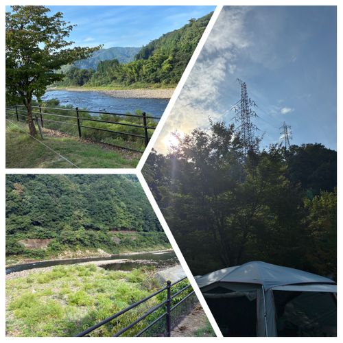 2026年11回目、恒例の川遊びキャン🛶 江の川カヌー公園さくぎ ファミリーキャンプ 区画サイト オートサイト わいげさんのキャンプブログ CAMPiii（キャンピー） -キャンプ専用SNS キャンプのすべてがここに集まる-
