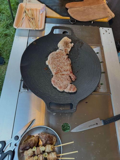 中山高原、初日は曇り白馬の山⛰️見えず 中山高原キャンプ場 グループキャンプ フリーサイト OYAKATAさんのキャンプブログ CAMPiii（キャンピー） -キャンプ専用SNS キャンプのすべてがここに集まる-