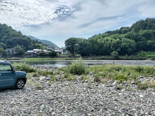 花火キャン 美濃橋 ソロキャンプ グループキャンプ フリーサイト オートサイト たかぽんたさんのキャンプブログ CAMPiii（キャンピー） -キャンプ専用SNS キャンプのすべてがここに集まる-