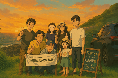 🚙撮影会✨ 島の小さなキャンプ場 toto・ん・トコ グループキャンプ オートサイト スローライフに憧れるさんのキャンプブログ CAMPiii(キャンピー) -キャンプ専用SNS キャンプのすべてがここに集まる-