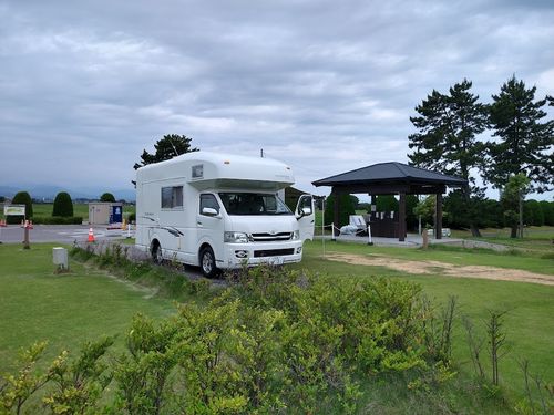 復活の日！ 1766kmの車泊とキャン泊の修理旅🚙 to 秋田・横手 Namerikawa Seaside Park - 滑川海浜公園オートキャンプ場 ファミリーキャンプ キャンピングカー vios outdoor'sさんのキャンプブログ CAMPiii（キャンピー） -キャンプ専用SNS キャンプのすべてがここに集まる-