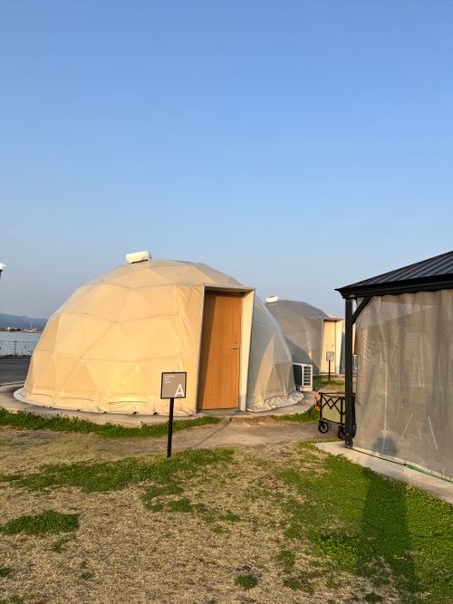 卒業旅行キャンプin島根 湖畔の温泉宿くにびき グランピングベース出雲 ファミリーキャンプ グランピング Aoさんのキャンプブログ CAMPiii（キャンピー） -キャンプ専用SNS キャンプのすべてがここに集まる-