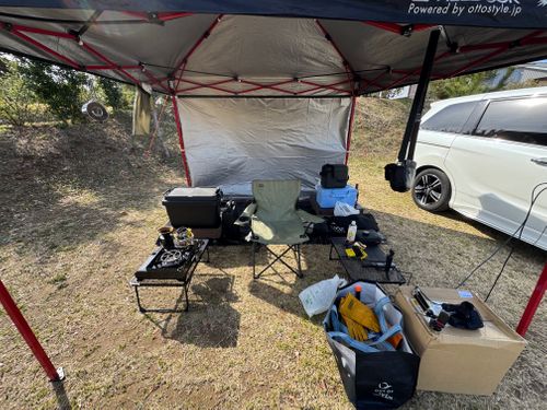 ソロキャンプデビュー CAMP さくらの丘 ソロキャンプ 区画サイト P-yaさんのキャンプブログ CAMPiii（キャンピー） -キャンプ専用SNS キャンプのすべてがここに集まる-
