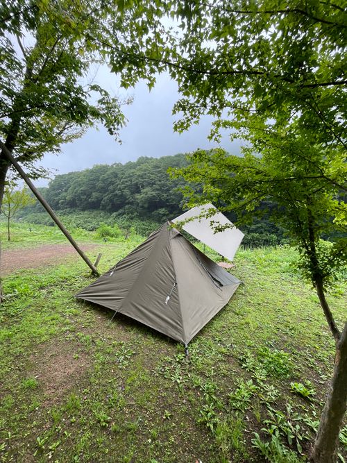 雨キャン！徒歩ソロで行く長瀞キャンプヴィレッジ！ ソロキャンプ 区画サイト ma9さんのキャンプブログ CAMPiii（キャンピー） -キャンプ専用SNS キャンプのすべてがここに集まる-