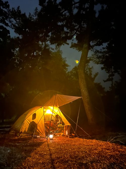 雨男。本当に今年最後キャンプ。 美浜町煙樹海岸キャンプ場 ソロキャンプ フリーサイト △kuuga△さんのキャンプブログ CAMPiii（キャンピー） -キャンプ専用SNS キャンプのすべてがここに集まる-