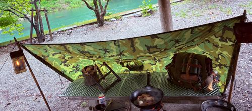 震える身体を〜😎🎤♬ 前川キャンプ場 ソロキャンプ フリーサイト Camp 'n'g  Roll♪🏁さんのキャンプブログ CAMPiii（キャンピー） -キャンプ専用SNS キャンプのすべてがここに集まる-