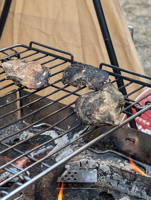 今年最後のオッサン3人キャンプ クレセントビーチ海浜公園キャンプ場 グループキャンプ 区画サイト ともっちさんのキャンプブログ CAMPiii（キャンピー） -キャンプ専用SNS キャンプのすべてがここに集まる-