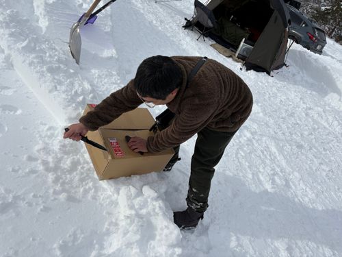 &rdquo;はじめての雪中&rdquo;を全力で楽しむ(*&acute;˘`*) 白川郷ひらせ温泉キャンプサイト グループキャンプ フリーサイト ぷりんさんのキャンプブログ CAMPiii（キャンピー） -キャンプ専用SNS キャンプのすべてがここに集まる-