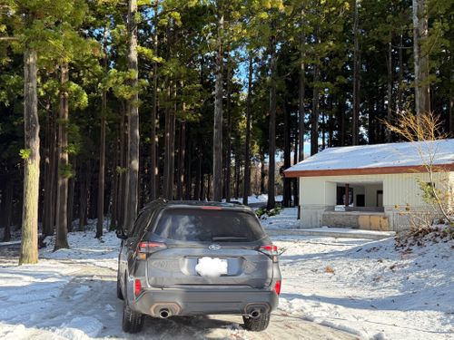 新年雪中デビュー⛄️❄️🌨🏔️@前編 閑乗寺公園 第2キャンプ場 ファミリーキャンプ 区画サイト オートサイト ぐうたら夫婦さんのキャンプブログ CAMPiii（キャンピー） -キャンプ専用SNS キャンプのすべてがここに集まる-