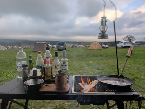 雨にも負けず風にも負けず&hellip; ふもとっぱらキャンプ場 ファミリーキャンプ 好々爺🇯🇵さんのキャンプブログ CAMPiii（キャンピー） -キャンプ専用SNS キャンプのすべてがここに集まる-