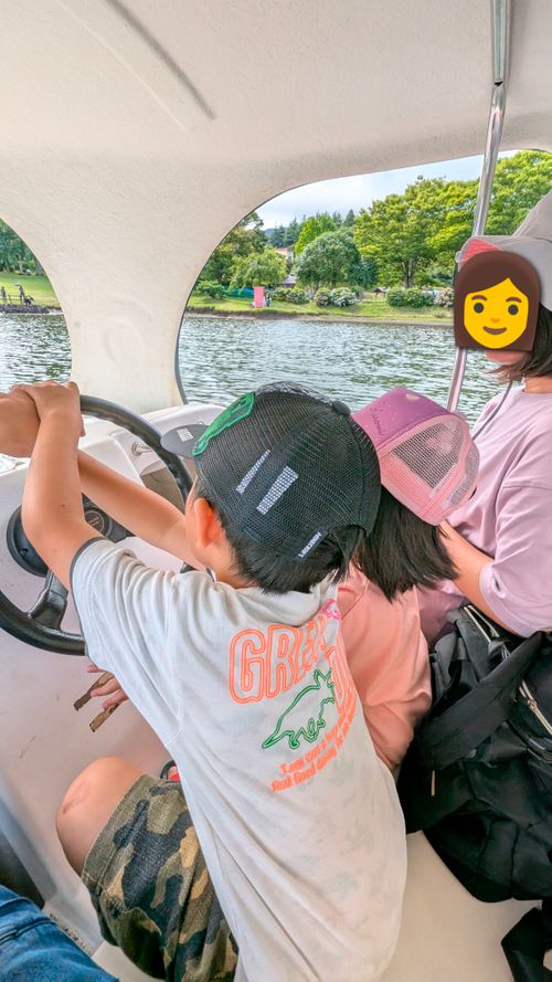 スワンボートリベンジキャンプ🦢 志高湖キャンプ場 ファミリーキャンプ フリーサイト オートサイト ヒゲキャンさんのキャンプブログ CAMPiii(キャンピー) -キャンプ専用SNS キャンプのすべてがここに集まる-