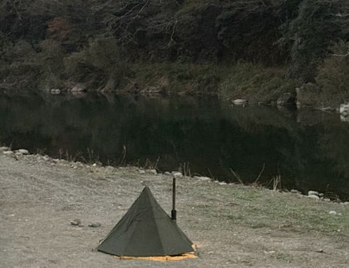 雪中？軍幕キャンプ🏕️ 前川キャンプ場 ソロキャンプ フリーサイト camping roll♪さんのキャンプブログ CAMPiii（キャンピー） -キャンプ専用SNS キャンプのすべてがここに集まる-