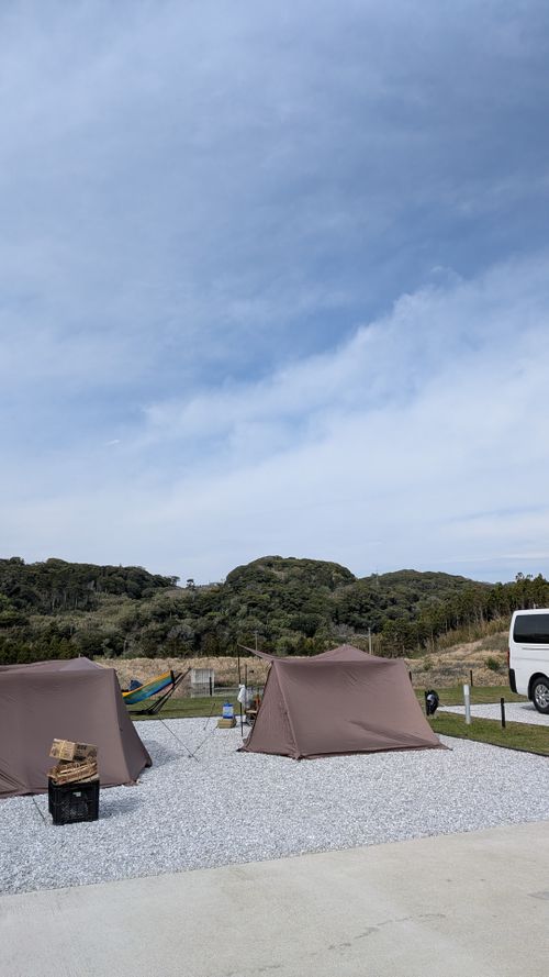 キャンプ再開して、同じとこへ　No.45 South One Village 館山 グループキャンプ ソロキャンプ 区画サイト すーつさんのキャンプブログ CAMPiii（キャンピー） -キャンプ専用SNS キャンプのすべてがここに集まる-