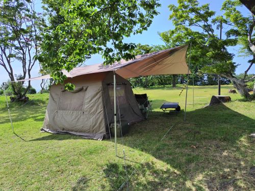広々貸切キャンプ⛺️ 大和川森林公園高ノ峰プラトー ファミリーキャンプ フリーサイト セツさんのキャンプブログ CAMPiii（キャンピー） -キャンプ専用SNS キャンプのすべてがここに集まる-