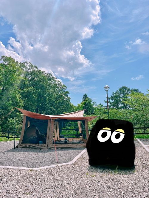 猛暑日を楽しもう🔥真夏の女子ソログル 霊山こどもの村キャンプ場 Oniyomeさんのキャンプブログ CAMPiii(キャンピー) -キャンプ専用SNS キャンプのすべてがここに集まる-