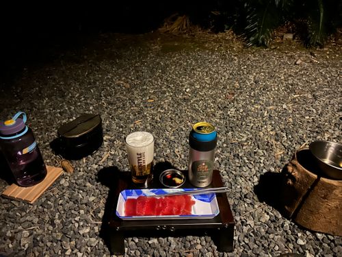 花見キャンプのはずなのに🤔 伊豆キャンパーズヴィレッジ ソロキャンプ フリーサイト Genさんのキャンプブログ CAMPiii（キャンピー） -キャンプ専用SNS キャンプのすべてがここに集まる-