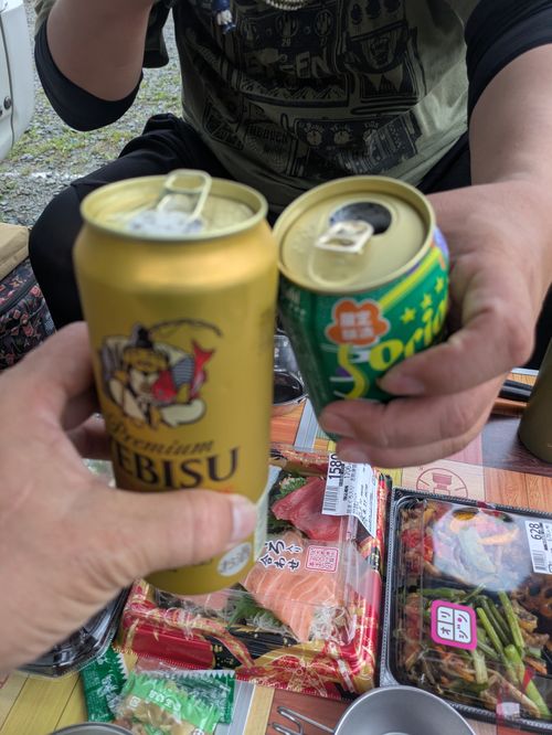 キャンピングカーと青森の旅4泊5日〜初日編 秋山浜キャンプ場 グループキャンプ フリーサイト hachi329さんのキャンプブログ CAMPiii（キャンピー） -キャンプ専用SNS キャンプのすべてがここに集まる-