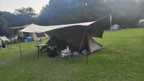 須ノ川キャンプ 須ノ川公園キャンプ場 ソロキャンプ 区画サイト みなみさんのキャンプブログ CAMPiii（キャンピー） -キャンプ専用SNS キャンプのすべてがここに集まる-